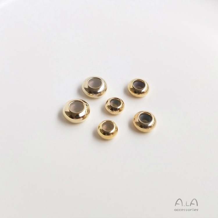 Hạt Silicon 18K Màu Vàng 18K Phụ Kiện Làm Trang Sức diy