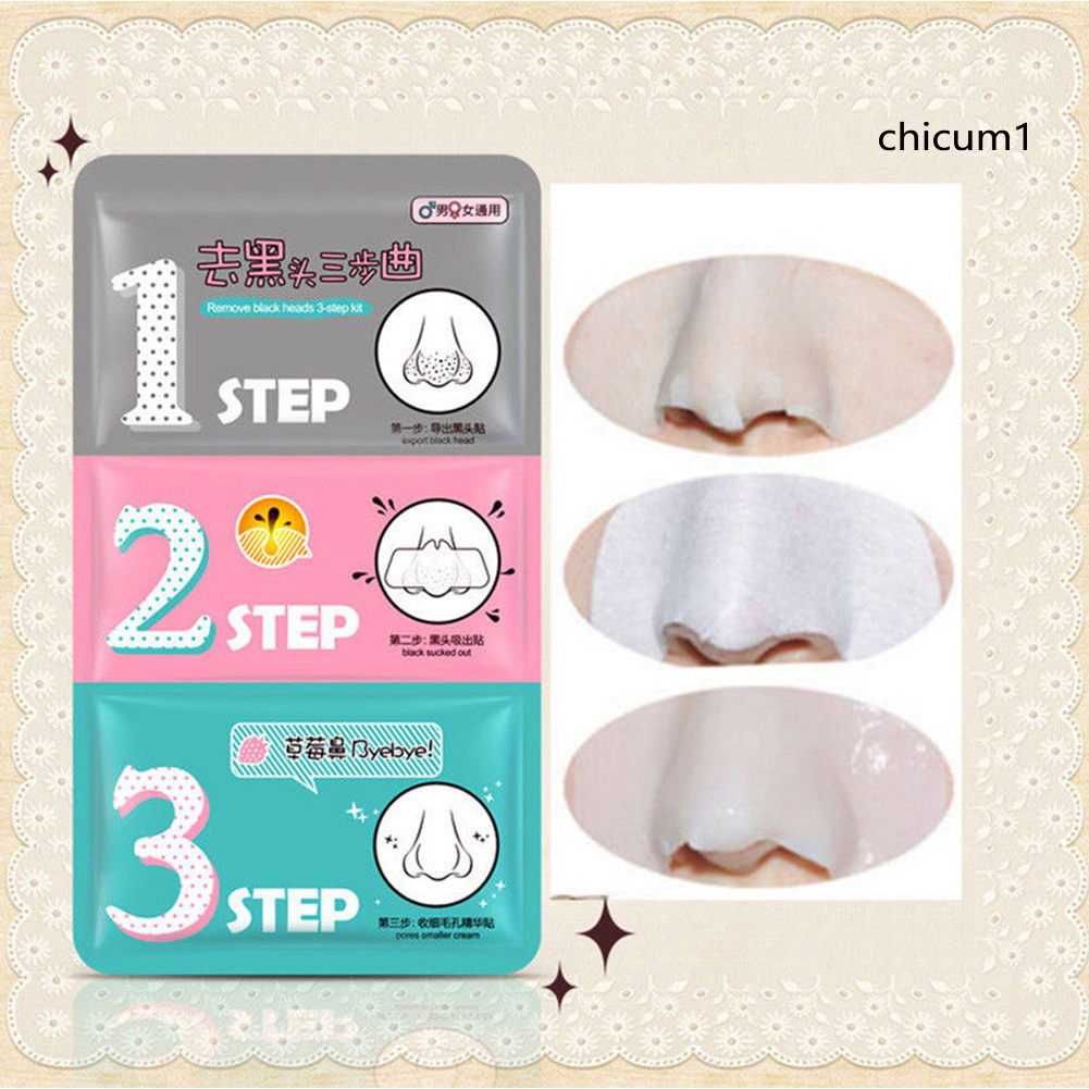 Bộ mặt nạ lột mụn đầu đen làm sạch lỗ chân lông hiệu quả