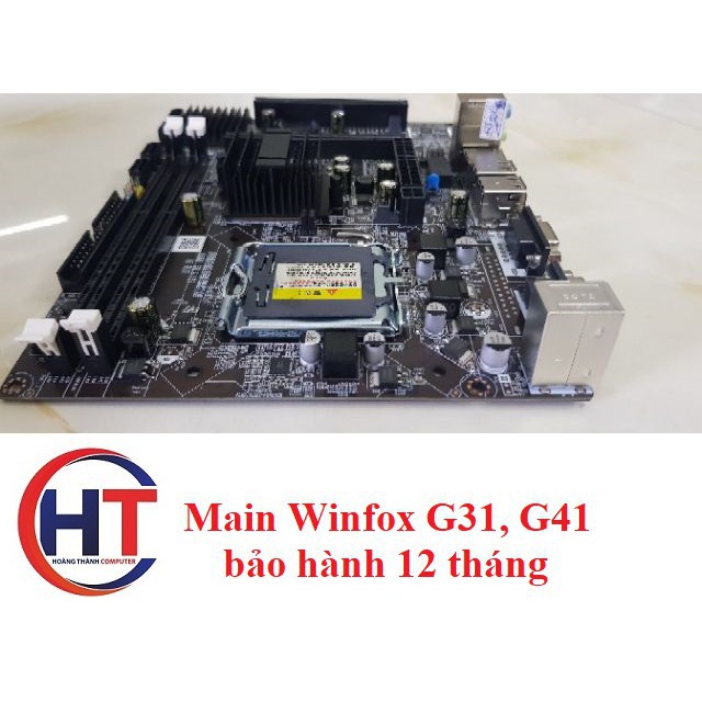 Main Winfox G31,G41 DDR3, sk 775 - Hàng chính hãng, BH 12tháng