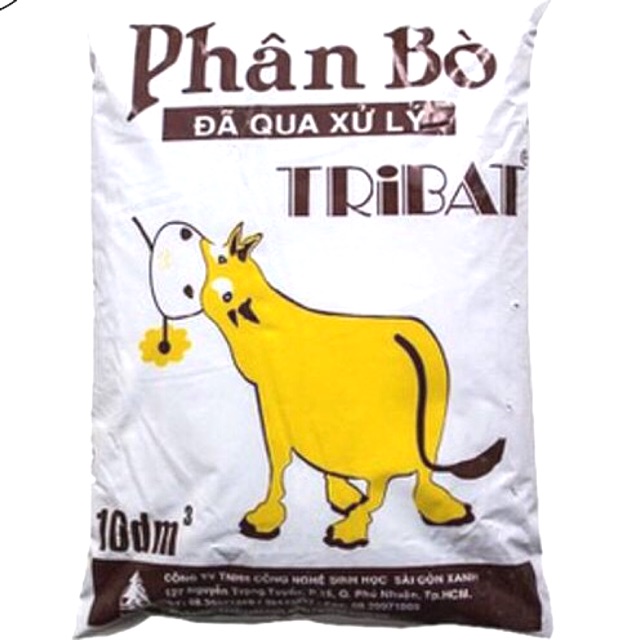 Phân Bò Hữu Cơ Tiện Lợi, Không Mùi Hôi (túi lớn 10dm3~2,2-2,7kg)