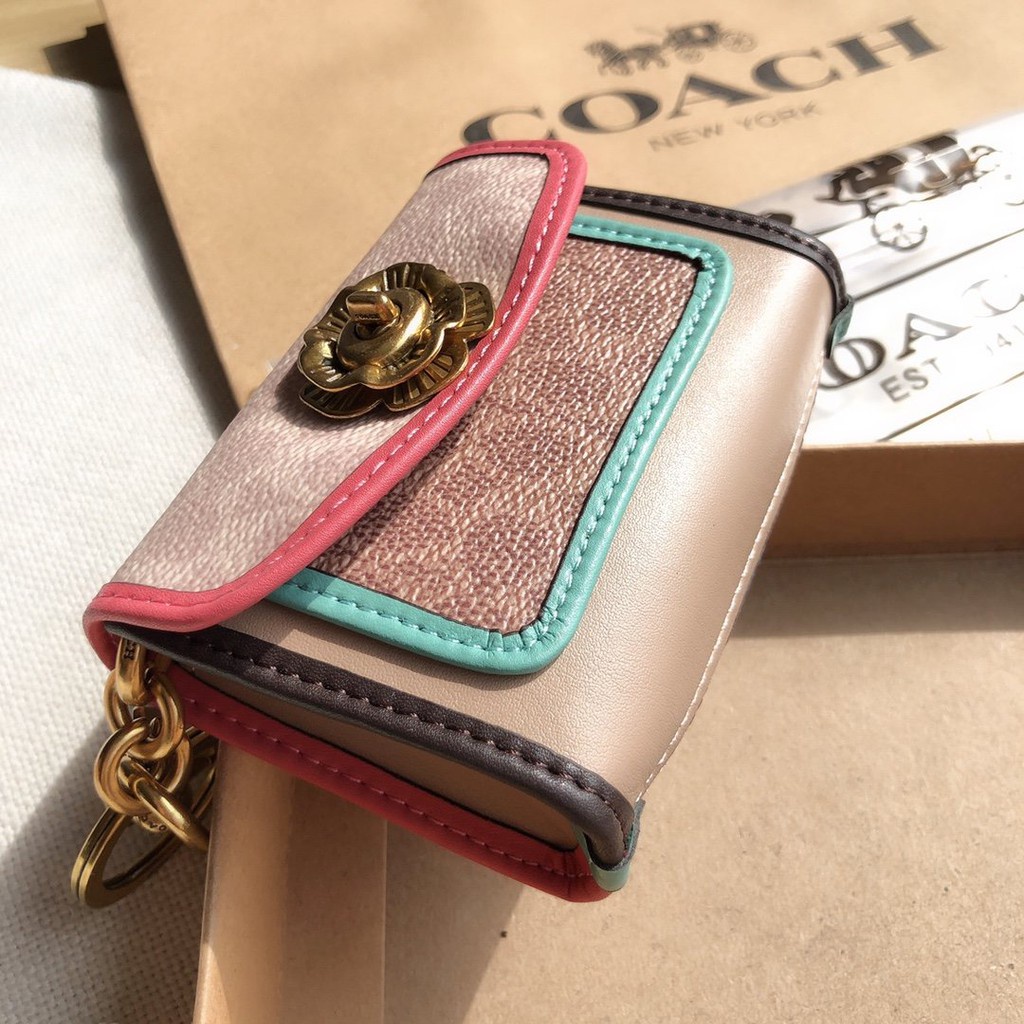 COACH Ví Đựng Tiền Xu Nhỏ Xinh Cho Nữ F89409