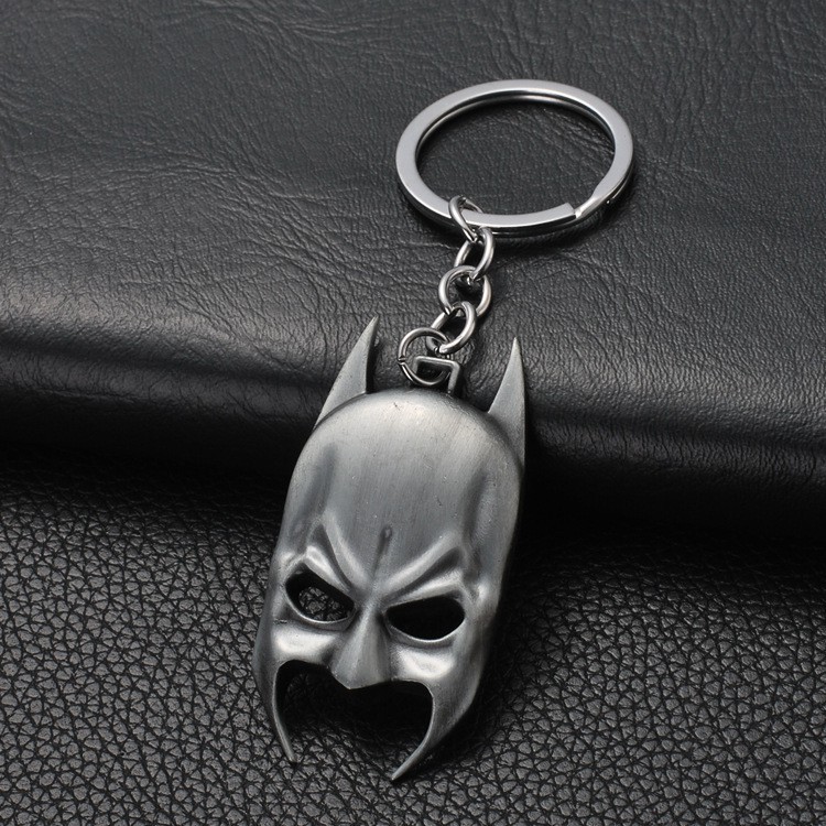Móc treo chìa khóa mặt nạ Người dơi. Móc khóa mặt nạ Batman.