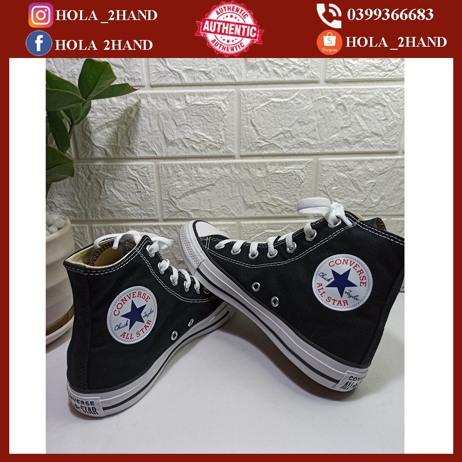 GIÀY CONNVERSE CLASSIC ĐEN CAO CỔ [ CHÍNH HÃNG ]