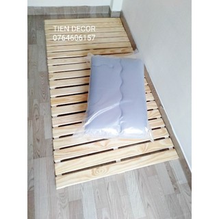 Giường Cuộn Thông Mình Kiểu Nhật Gỗ Thông Mỹ