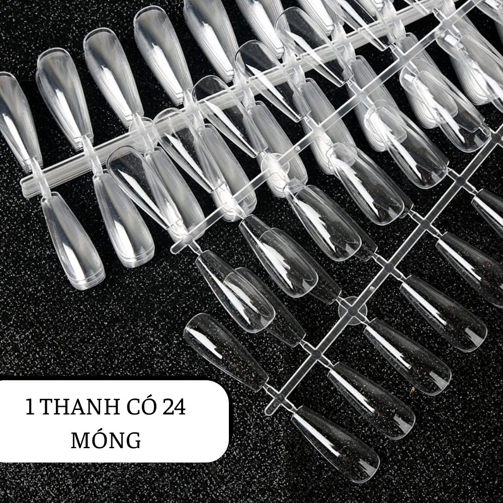 Móng bẻ form thang LADURA set 240 móng