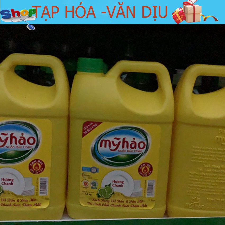 Nước rửa bát Mỹ Hảo can 1,6kg ✅còn hàng ✅ tạp hóa Văn Dịu