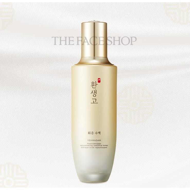 Nước hoa hồng trắng da dưỡng ẩm se khít lỗ chân lông The Face Shop Yehwadam Hwansaenggo Rejuvenating Radiance Toner 160m