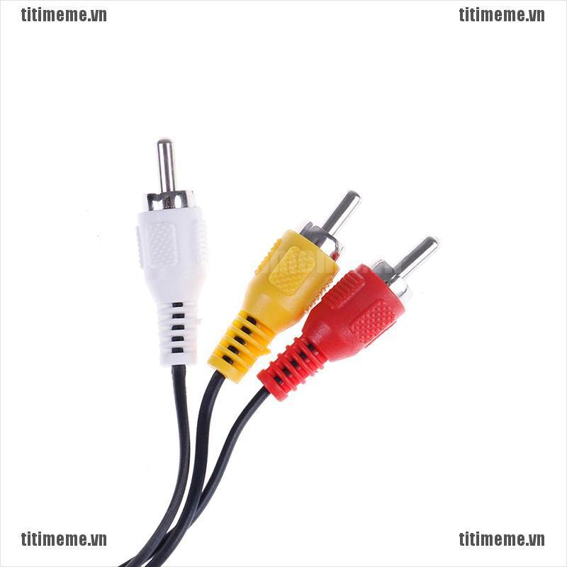 Bộ Chuyển Đổi Âm Thanh / Video 3 Cổng Rca Kèm Dây Cáp | BigBuy360 - bigbuy360.vn