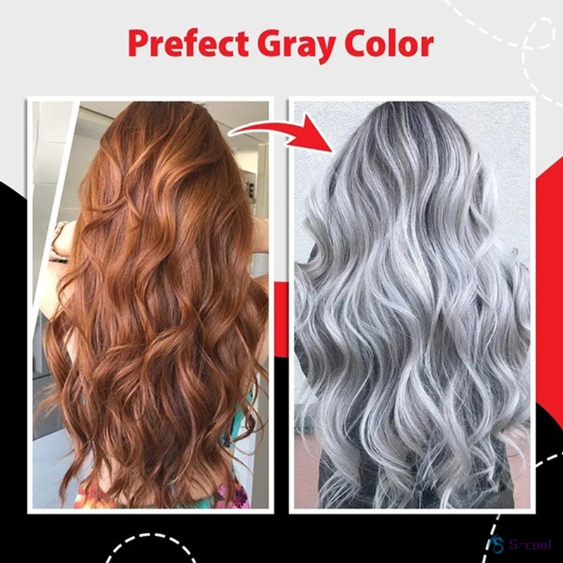 Hair Dye Cream Permanent Hair Coloring Cream Styling Tools for Women Men 100ML Gray Color | WebRaoVat - webraovat.net.vn