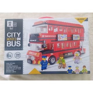 Hộp ráp mô hình xe bus 2 tầng 398 chi tiết