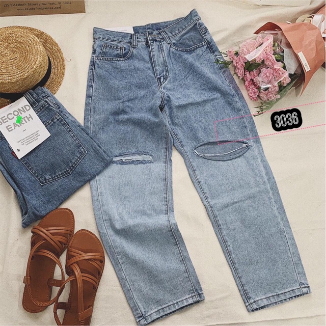 ⚡️Quần Baggy Jeans Rách - 3036