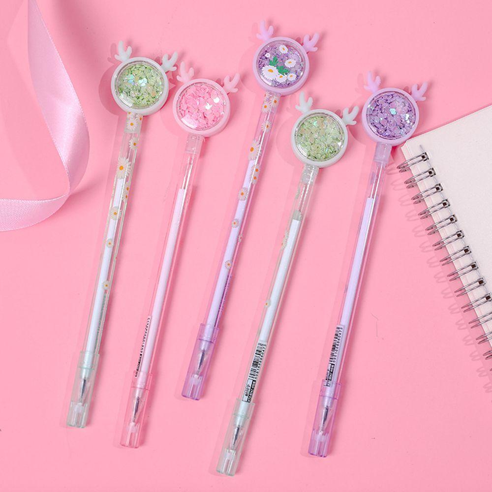 Jane Fawn Bút gel Kim Tuyến Hình Hoa Cúc Nhỏ Tươi Tắn Sáng Tạo Cho Học Sinh / Văn Phòng