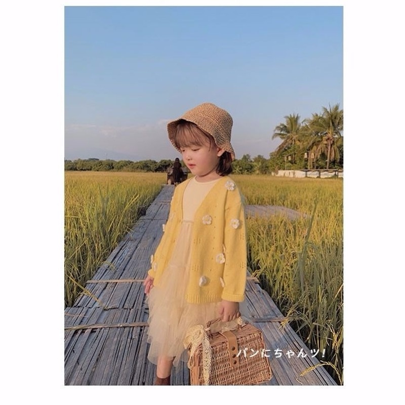 Áo Khoác Len Cardigan Họa Tiết Hoa Thời Trang Mùa Xuân Cho Bé Gái