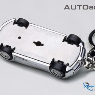 Móc Khoá Bugatti Veyron 1:87 Autoart ( Crom )