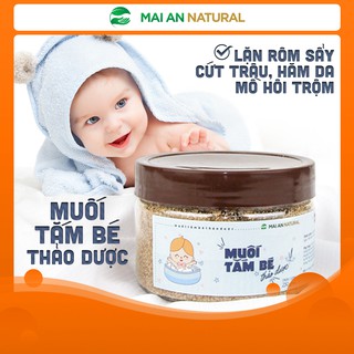 Muối Tắm Bé Thảo Mộc Mai An Giúp Giảm Rôm Sảy, GIúp Bé Ngủ Ngon Tránh Côn Trùng