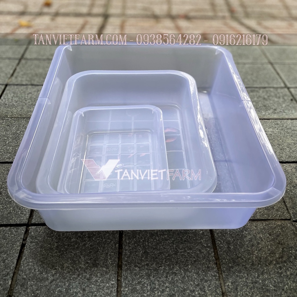 Thau  tắm chim bằng nhựa cho vẹt, bồ câu, chim cảnh