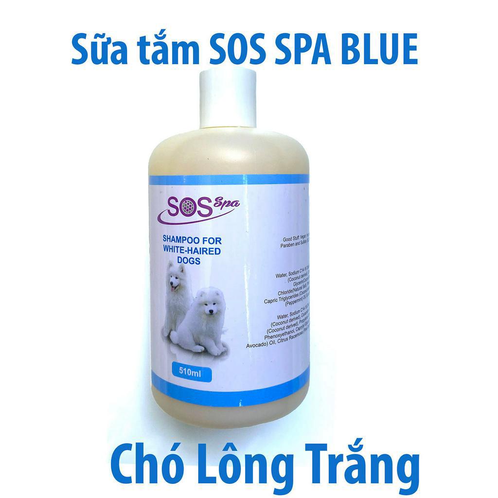 Sữa tắm chó mèo SOS đặc biệt cho các SPA thú cưng chuyên nghiệp 510ml Mềm mượt lông mùi thơm dịu nhẹ sạch ve rận