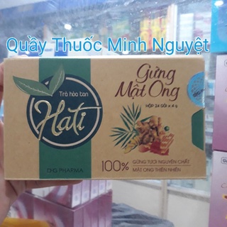 Trà gừng mật ong Hati DHG - Hộp 24 gói