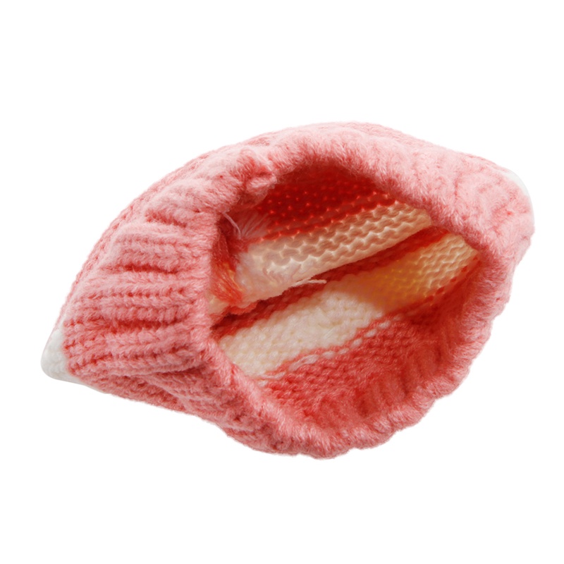 Mũ Beanie Đan Len Đính Nơ Dễ Thương Cho Bé Gái Sơ Sinh