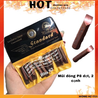 Mũi vít đóng nâu ngắn 2 cạnh standard 8mm