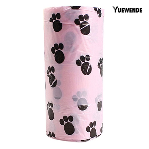 Cuộn 15 túi đựng rác thải thú cưng tiện lợi