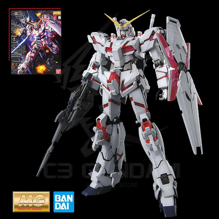 MÔ HÌNH LẮP RÁP GUNDAM MG 1/100 RX-0 UNICORN GUNDAM OVA BANDAI GUNDAM UC GUNPLA CHÍNH HÃNG NHẬT BẢN