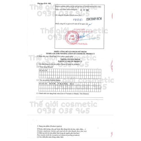 Lẻ Kem Sâm cô tiên Ac thái Zaa lê chuẩn xịn hủ 6g