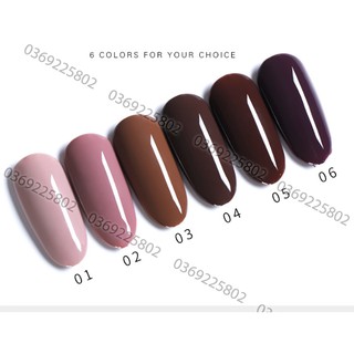 set 6 chai Sơn Gel AS Mocha