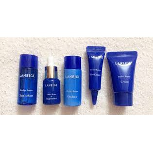 Bộ 5 sản phẩm dưỡng da  Laneige Perfect Renew Trial Kit