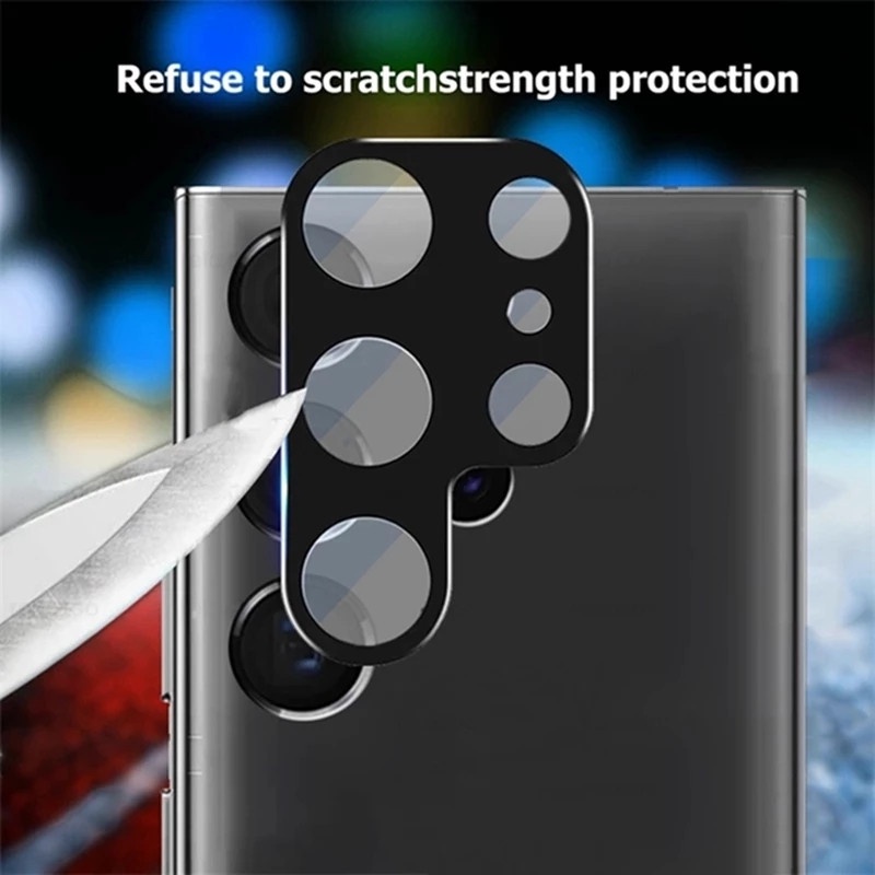 Ốp Điện Thoại Kính Cường Lực Viền Cong Bảo Vệ Camera Cho Samsung Galaxy S22 Ultra S22 Plus 5G S21 S22 UItra