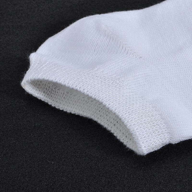 10 Đôi vớ cotton siêu mỏng màu trắng dành cho nữ