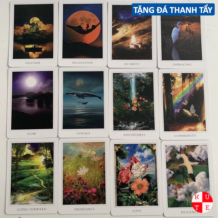 Bộ Bài Oracle Sacred Destiny 52 Lá Bài Tặng File Tiếng Anh Và Đá Thanh Tẩy C45