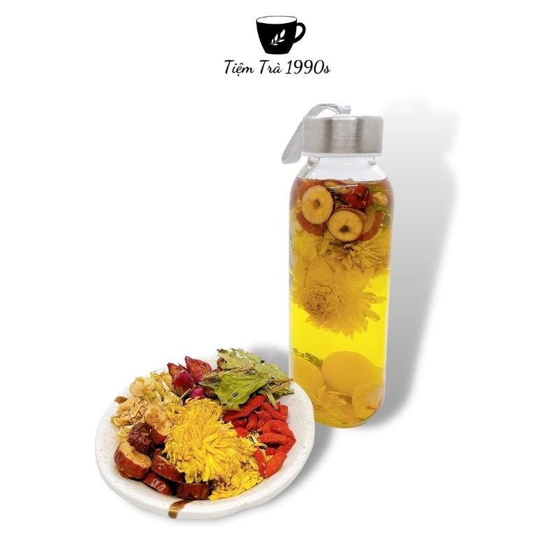 Trà an nhiên detox 7 vị trà thảo mộc giảm cân, thanh nhiệt giải độc, dễ ngủ, an thần, đẹp da - Tiệm Trà 1990s