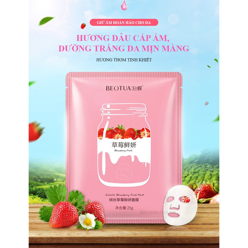 Mặt Nạ💚💚{FREESHIP}💚💚 Mặt Nạ Sữa Tươi Trái Cây Chính Hãng Beotua [Mat Na] | Thế Giới Skin Care