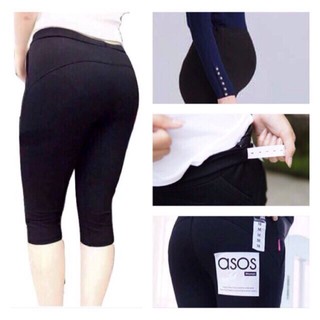 quần legging ngố lửng bầu chất đẹp co giãn tốt cho mẹ bầu mặc hè phong cách hợp thời trang