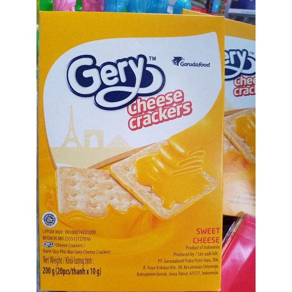 Bánh quy phô mai Gery Cheese Cracker
