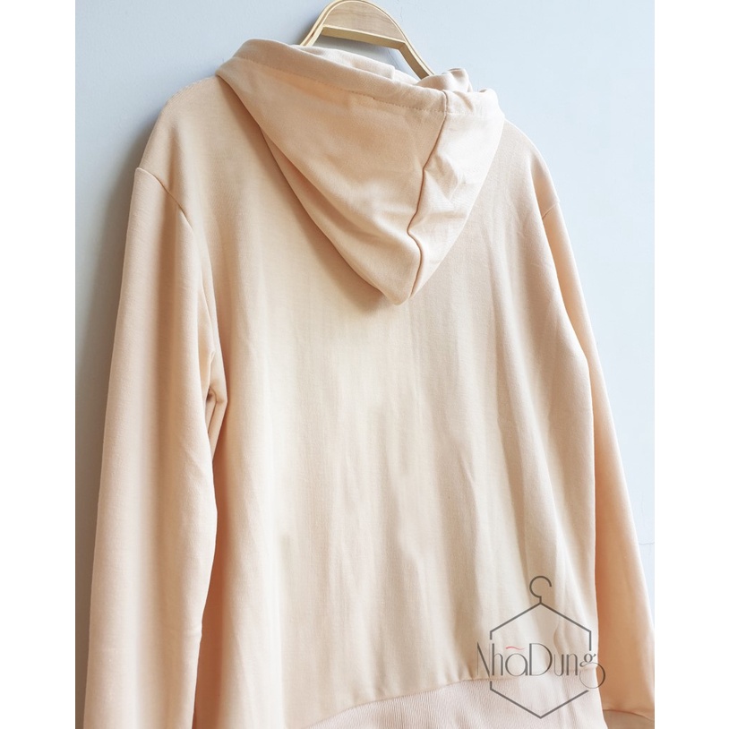 Áo khoác nữ, áo khoác thun da cá Nhã Dung Store chất dày dặn cực bền freesize dưới 55kg | BigBuy360 - bigbuy360.vn