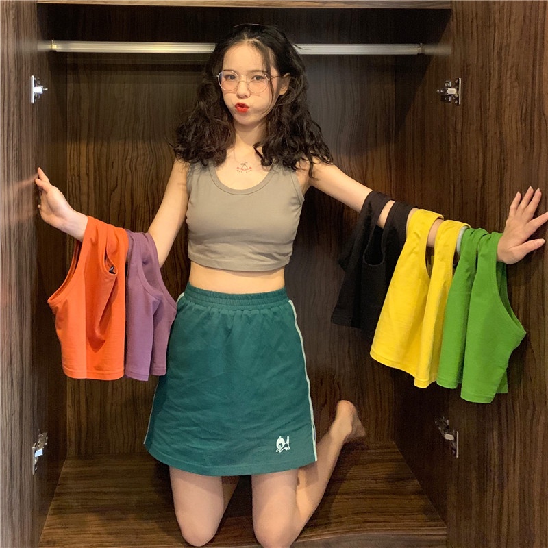 Áo croptop sát nách áo ba lỗ