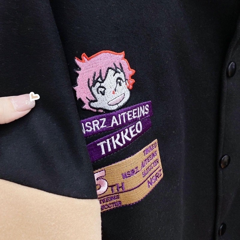 Áo khoác nỉ bông Boin store, Áo bomber from unisex cho cả nam và nữ _[HÌNH THẬT]