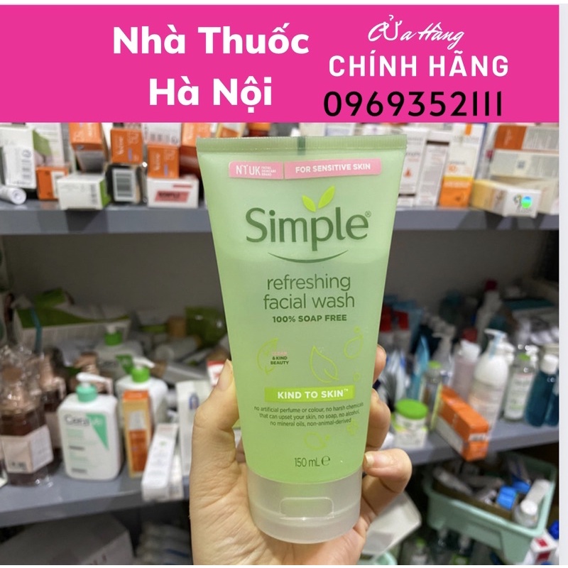 Sữa rửa mặt SIMPLE 150ml