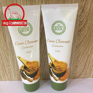 The Nature Book Sữa rửa mặt chiết xuất NGHỆ Foam Cleanser Curcumin 120ml