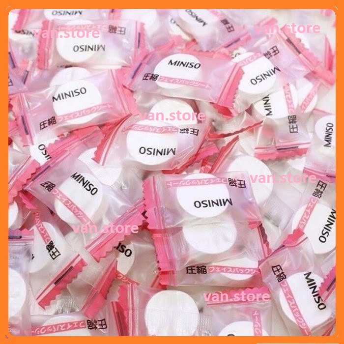 Mặt Nạ Viên Giấy - Mặt Nạ Nén Miniso - Miniso Mask