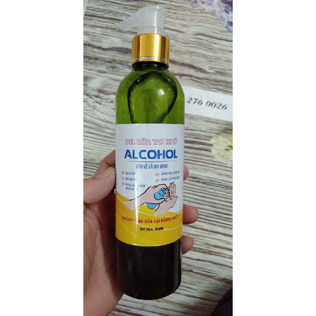 GEL RỬA TAY KHÔ SÁT KHUẨN ALCOHOL 300ML