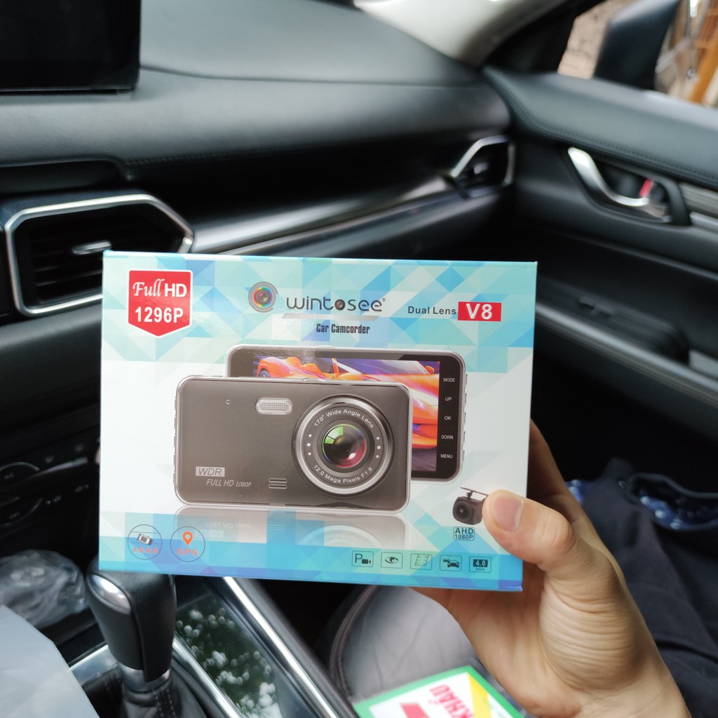 Camera Hành Trình 4K Wintosee V8 - Full HD 1296P Siêu Nét- Cảnh Báo Va Chạm | BigBuy360 - bigbuy360.vn