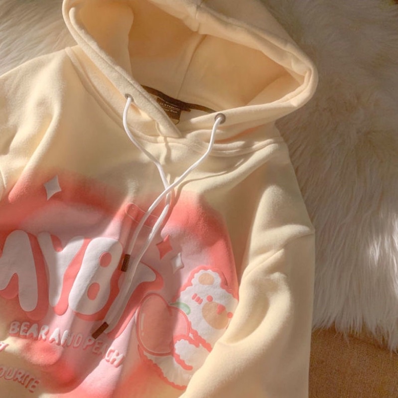 Áo Hoodie In 3D Màu Pastel