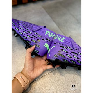 Giày Bóng Đá Puma Future bo thun Tím FG