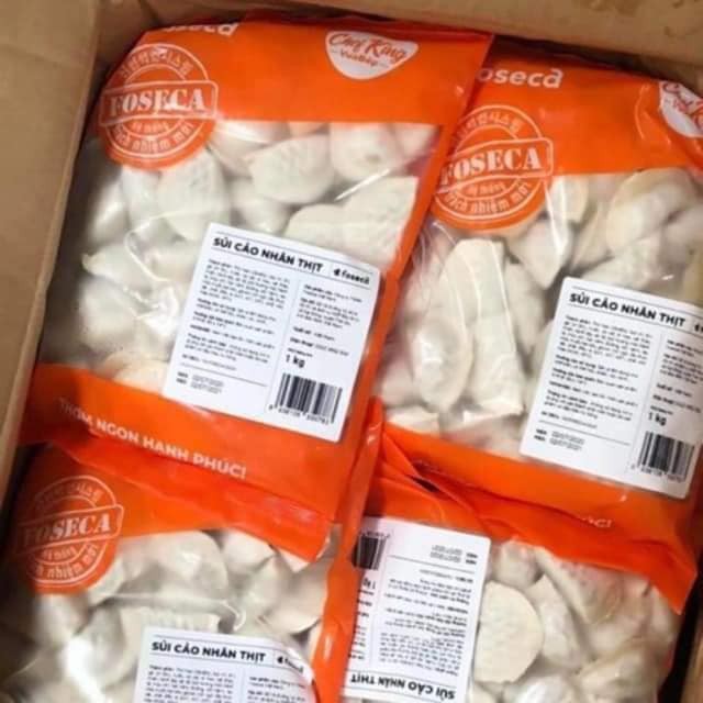 Sủi cảo nhân thịt chính hãng Foseca 1kg | BigBuy360 - bigbuy360.vn