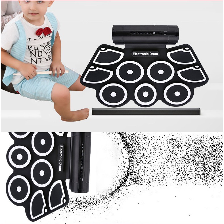 Trống điện tử Hỗ Trợ Kết Nối Máy Tính DRUM KIT Konix INow Portable MD760 - HanruiOffical