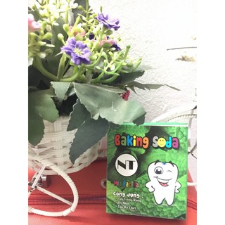 Trắng răng tự nhiên Baking Soda mix Bạc Hà