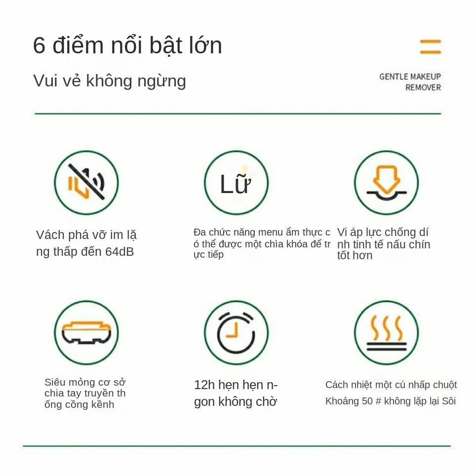 Chất lượng Đức tốt máy phá hạt hâm nóng gia đình làm sữa đậu nành đa chức năng tự động không cặn ép trái cây tầ